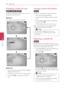 Page 36Operating
36
Op\brating4
\fhanging content list view 
yui
On	the	[Movie],	[Music]	or	[Photo]	menu,	you	can	change	the	content	list	view.
Method 1
Press	red	(R)	colored	button	repeatedly.	
Method 2
1.	 On	the	content	list,	press	IN\bO/DISPLAY	(
m )	to	display	the	option	menu.
2.	 Use	\f/S	to	select	the	[ View	\fhange]	option.
3.	 Press	ENTER	(\b)	to	change	the	content	list	view.
Viewing content information
y
The	player	can	display	the	content	information.
1.	 Select	a	file	using	\f/S/A/D .
2.	 Press...