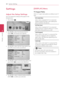 Page 323 System Setting
System Setting32
System  Setting3
Settings
Adjust the Setup Settings
You can change the settings of the player in the [Setup] menu.
1. Press HOME (n).
2. Use A/D to select the [Setup] and press ENTER (b). The [Setup] menu appears.
3. Use W/S to select the first setup option, and press D to move to the second level.
4. Use W/S to select a second setup option, and press ENTER (b) to move to the third level.
5. Use W/S to select a desired setting, and press ENTER (b) to confirm your...