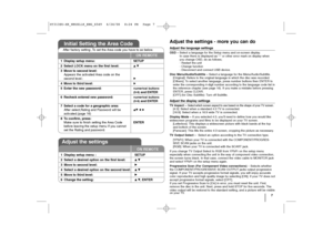 Page 7Adjust the settings - more you can doAdjust the language settingsOSD – Select a language for the Setup menu and on-screen display. 
In case there is displayed as “-” or other error mark on display when
you change OSD, do as follows; 
- Restart the unit
- Change function
- Disconnect and connect USB device.
Disc Menu/Audio/Subtitle – Select a language for the Menu/Audio/Subtitle. 
[Original]: Refers to the original language in which the disc was recorded.
[Others]: To select another language, press number...