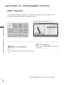 Page 88
40
WATCHING TV / PROGRAMME CONTROL
WATCHING TV / PROGRAMME CONTROL
SIMPLE MANUAL
You can easily and effectively access the TV information by viewing a simple manual on the TV.
During the Simple Manual operation, audio will be muted.
• Press the EXIT button to return to normal TV viewing.
Press OK(     ) to set programme settings.
1Select  Simple Manual .
2Select the part of the manual you want to see.
PICTURE
LOCK OPTION AUDIO
INPUT
TIME
MY MEDIA
SETUP
Exit
Customer SupportSimple Manual
GREEN
 
■ Image...