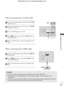 Page 27CONNECTIONS & SETUP
25
RGB IN(PC/DTV)
RS-232C IN(CONTROL & SERVICE)
AUDIO OUTVARIABLE
HDMI IN
AV  1AV  2
VIDEO
AUDIO
COMPONENT IN
MONO(            )AUDIOVIDEOS-VIDEO
AV IN 3
VIDEOAUDIO
COMPONENT IN
S-VIDEO(R) AUDIO (L)D DV
VD
D
12
REMOTE
CONTROL INAUDIO IN
(RGB)
RGB IN RGB IN(PC/DTV)
RS-232C IN
RS-232C IN(CONTR
(CONTROL & SERVICE)
VICE)
AUDIO OUT
UDIO OUTVARIABLE
HDMI IN
(             )AUDIOVIDEOS-VIDEO
AV IN 3
VIDEOAUDIO
COMPONENT IN
HDMI-DVD OUTPUT
D DV
VD
D
1
1
When connecting with a S-Video cable...