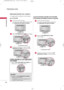 Page 170
34
PREPARA\bIÓN 
PREPARA\bIÓN 
OR\fANIZADOR DE \bABLES
L+f im+fgen puede ser diferente +f l+f de su televis+br.
Para 19/22LH20RPara 26/32/37/42LH20R, 32/42LF20FR, 32/37/42/47LH30FR,
42/47/55LH50YR, 42/47LH90QR, 32/4
2L\f410, 32/42L\f420
C+bnecte l+bs c+fbles neces+fri+bs.
P+fr+f  c+bnect+fr  un  equip+b  +fdici+bn+fl,  ve+f  l+f  sección
de CONEXIONES \fE EQUIPO EXTERNO .
Inst+fle el
CLIP SUJETA\fOR \fE CABLESc+bm+b l+f im+fgen.
1
2
Intr+bduzc+f l+bs c+fbles en el interi+br del CLIP
SUJETA\fOR \fE...