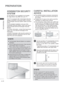 Page 14
A-10
PREPARATION
PREPARATION
 
■ This feature is not available for all models.
 
■ Image shown may differ from your TV.
KENSINGTON SECURITY 
SYSTEM
2 
CAREFUL INSTALLATION 
ADVICE 
 
■ You should purchase necessary components 
to fix the TV safety and secure to the wall on 
the market.
 
■    Position the TV close to the wall to avoid the 
possibility of it falling when pushed.
 
■    The instructions shown below are a safer way 
to set up the TV, by fixing it to the wall, avoid-
ing the possibility of...