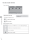 Page 124
76
TO USE A USB DEVICE
TO USE A USB DEVICE
Music Selection
 
■ When playing music files
1Select the target folder or drive.
2Select the desired music title.
3Music files are played.
• Use the  P         button to navigate up/down in 
the music page.
Page 1/1Music List
Drive1Page 1/1
001. - B01.mp3
00:00
002. - B02.mp3
00:00003. - B03.mp3
00:00004. - B04.mp3
00:00
005. - B05.mp3
00:00
MarkMARKPlay Page Change
MoveP
GREENRepeatedly, press the 
GREEN button to converted to  Movie List->Photo List .
YELLOWA...