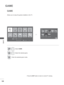 Page 192128
GAME
GAME
GAME
Allows you to enjoy the games installed on the TV.• 
Press the EXIT button to return to normal TV viewing.
1Select GAME.
2Select the desired game.
3Enter the selected game mode.
Exit
Customer Support
Simple Manual
Press OK(     ) to set programme settings.
PICTURELOCK
OPTION
TIME
MY MEDIA
AUDIO
  GAME
SETUP
NETWORKBLUETOOTH
GAME
JUMPHOLE IN ONE WHACK A MOLE SUDOKUCOOKING BURGER
SAVING CRYSTALINVADERURGENT SURVIVAL
Exit
 