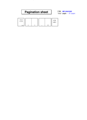 Page 2Pagination sheetPagination sheetP/NO. MFL34441652
Total pages :20 pages
Front
Cover
P/NO.3…19 2
(UK 
only)
 Ofrecido por www.electromanuales.com
 