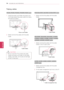 Page 3636
ENGENGLISH
ASSEMBLING AND PREPARING
1\b/\f\f/\f6LV\f500, \f6LV\f5\f0, \f\f/\f6LV\f55C series
1 Gather and bind the cables with the cable 
holder. 
Cable holder
3\fLV\f500, 3\fLV\f5\f0, 3\fLV\f55C, LV3400, 
LV3500, LV35\f0, LV355B, LV355C, LV5300, 
LW5000, LW5300, LW505C series
1 Gather and bind the cables with the cable 
holder on the TV back cover.
 
Cable holder
LK330, LK430, LK450, LK451C, LK453C, 
LK5\f0 series
1 Gather and bind the cables with the cable 
management clip. 
2 Fix the cable...