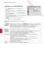 Page 108 Downloaded from www.vandenborre.be
108
NLD
INSTELLINGEN AANPASSEN
NEDERLANDS
InstellingBeschrijving
Wachtwoord 
instellen Hiermee verandert u het uit vier cijfers bestaande wachtwoord. De standa\
ard PIN-code is ‘0’,‘0’,‘0’,‘0’.
Wanneer u Frankrijk als Land kiest, is het wachtwoord niet ‘0’, ‘\
0’, ‘0’, ‘0’ maar ‘1’, ‘2’, ‘3’, ‘4’.
Wanneer u Frankrijk als Land kiest, kan het wachtwoord niet worden ingest\
eld als ‘0’, ‘0’, ‘0’, ‘0’.
Druk op de afstandsbediening op ‘0’, ‘3’, ‘2’, ‘5’\
 als u uw...