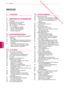 Page 4 Downloaded from www.vandenborre.be
4
NLD
INHOUD
NEDERLANDS
INHOUD
2 LICENTIES
6 MONTEREN EN VOORBEREIDEN
6 Uitpakken
9  Afzonderlijk aan te schaffen
10  Onderdelen en knoppen
15  De TV optillen en verplaatsen
15 De TV instellen
15  -  De standaard bevestigen 
19  -  Op een tafelblad plaatsen
21  -  Aan een muur monteren
22 - Kabels wegwerken
23 AFSTANDSBEDIENING
26  Functies van de Magic Motion-afstands-bediening
27 - RF-dongle
27 
- Magic Motion-afstandsbediening  registreren27  -  De Magic...