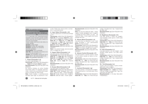 Page 58LG T V
 | Manual de Instruções
58[OK]: Use caractere maiúsculo.Reconhecimento de Erro[Comando2][  ][Set ID][  ][NG][Dado]
[x]
A TV transmite ACK (reconhecimento) 
baseado nesse formato quando recebe 
dados anormais de funções inviáveis ou 
erro de comunicação.
Neste modelo não há envio de status no 
modo standby.
[Dado1]: código ilegal; 
[Dado2]: Função não suportada; 
[Dado3]: Aguarde um momento.
Formato de Dados: 
[Comando2]: Use o comando.
[Set ID]: Use caractere minúsculo, se a 
ID for 10, será...