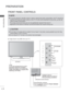 Page 32A-28
PREPARATION
PREPARATION
FRONT PANEL CONTROLS
 
■ Image shown may differ from your TV.
NOTE
 
► TV can be placed in standby mode in order to reduce the power consumptio\
n. And TV should be 
switched off using the power switch on the TV if it will not be watched for some time, as this will 
reduce energy consumption.
 
The energy consumed during use can be significantly reduced if the level\
 of 
brightness of the picture is reduced, and this will reduce the overall r\
unning cost.
 
 CAUTION
 
► Do...