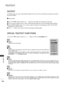 Page 108106
TELETEXT
TELETEXT
SPECIAL TELETEXT FUNCTIONS
A
AI
In
n d
d e
ex
x
Select the each index page.
A
AT
T i
im
m e
e
When viewing a TV programme, select this menu to display the time at the top right hand
corner of the screen.
In the teletext mode, press this button to select a sub page number. The sub page number
is displayed at the bottom of the screen. To hold or change the sub page, press the
RED/GREEN,  or NUMBER buttons.  
A AH
H o
ol
ld
d
Stops the automatic page change which will occur if a...