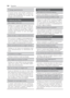 Page 5858Suporte
TV desliga repentinamente
A Função Soneca está ativada?; Veriﬁ que  as 
conﬁ gurações de energia; Se a TV ﬁ car  sem 
sinal por aproximadamente 15 minutos, ela 
desligará automaticamente.
Problemas de Vídeo
Sem imagem / Sem Som
Veriﬁ que se o produto está ligado; Tente ou-
tro canal. O problema pode ser na emissora; 
O cabo de força está na tomada?; Cheque a 
conexão e posição da antena; Teste todas as 
conexões para veriﬁ car se tudo está ligado 
corretamente.
Depois de ligar a imagem aparece...