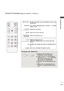 Page 63A-59
V ORB E RE ITUNG
Einfache Fernbedienung (Nur 50/60PK9***,50/60PX9
***)
 (POWER)
TV/INPUT VOLUME
(Lautstärke) + / 
MUTE
Programme UP/DOWN
Schaltet  das  Gerät  aus  dem  Standby  Ein  oder  in  den  
Standby Aus. 
Der  externe  Eingangsmodus  wechselt  in  normaler  
Folge.
( S. 57)
Regelt die Lautstärke. 
Stellt den Ton Ein oder Aus. 
Wählt ein Programm aus.
0 bis 9
(Nummerntasten)
OK
Q.VIEWWählt ein Programm aus.  
Wählt einen Menüpunkt aus, der mit einer Zahl verse -
hen ist. 
Bestätigt  Ihre...