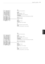 Page 35  
REMOTECONTROL35 
g_T 
I--SMARTTV--1 VOL 
Adjuststhevolumelevel, 
MARK 
Selectsamenuoroption, 
FAV(Seep.45) 
Accessesyourfavoritechannellist, 
CHAR/NUM 
SwitchesbetweenLetterandNumberinputmodes, 
RATIO(Seep.47) 
Resizesanimage 
MUTE 
Mutesallsounds 
DELETE 
Deleteslettersandnumbers. 
CH 
Scrollsthroughthesavedchannels, 
PAGE 
Movestothepreviousornextscreen. 
iI_TMARK 
I_SMARTTV-Q3DOPTION VOL 
Adjuststhevolumelevel. 
MARK 
Selectsamenuoroption, 
FAV(Seep.45) 
Accessesyourfavoritechannellist, 
CHAR/NUM...