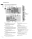 Page 66
ENGLISH
PREPARATION
RGB IN (PC)
OPTICAL
DIGITAL
AUDIO OUTAV  1 AV  2
ANTENNA IN
RS-232C IN
(CONTROL & SERVICE)
AUDIO IN(RGB/DVI)
HDMI/DVI IN
2
1(DVI)
COMPONENT
IN
VIDEO
AUDIO
AV IN 3
H/P
L / MONO
R
AUDIO
HDMI IN 3  PCMCIS CARD SLOT
VIDEO
S-VIDEO
USB IN
SERVICE ONLY
Power Cord Socket
This TV operates on an AC power. The voltage is
indicated on the Specifications page. Never
attempt to operate the TV on DC power.
RGB/DVI Audio Input
Connect the audio from a PC or DTV.
DIGITAL AUDIO OUT OPTICAL (Except...