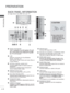 Page 42A-38
PREPARATION
PREPARATION
BACK PANEL INFORMATION
 
■ Image shown may differ from your TV.
Power Cord Socket
This TV operates on an AC power. The volt-
age is indicated on the Specifications page. 
(►  p.184 to 200 ) Never attempt to operate 
the 

TV on DC power. 
LAN
Network connection for 
 AccuWeather, 
Picasa, YouTube, etc.
Also used for video, photo and music files on 
a local network. 
OPTICAL DIGITAL AUDIO OUT 
Connect digital audio to various types of 
equipment. 
Connect to a Digital 

Audio...