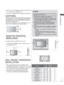 Page 27A-23
PREPARATION
 
■ The TV can be installed in various ways such as 
on a wall, or on a desktop etc.
 
■ The TV is designed to be mounted horizontally.
Power 
Supply
Circuit 
breaker
EARTHING
Ensure that you connect the earth wire to prevent 
possible electric shock. If grounding methods are 
not possible, have a qualified electrician install a 
separate circuit breaker. 
Do not try to earth the TV by connecting it to tele-
phone wires, lightening rods or gas pipes.
WALL MOUNT: HORIZONTAL 
INSTALLATION...