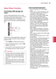 Page 6161
ENGENGLISH
ENTERTAINMENT
Smart Share Function
Connecting USB storage de-
vices
Connect USB storage devices such as a USB 
flash drive or external hard drive to the TV and use 
multimedia features (See "Browsing  files").
Connect a USB flash drive or USB memory card 
reader to the TV as shown in the following  illustra-
tion.
or
To disconnect a USB storage devic e, make sure to 
end the connection properly to prevent damages 
to the TV or files.
1 Press Q.MENU to access the quick menus.
2 Press...