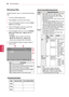 Page 6464
ENGENGLISH
ENTERTAINMENT
Page 1/1All MediaUSB1 ExternalPage 1/2
 
 Page Change
 
Change device   Go to root folder Go to upper folderExit
Drive 1
All MediaMovie List Photo List Music List
1 2
4 3
5
6
No. Description
Shows all media folders.
Current page number/total number of pages.
Moves to the previous or next page.
Current page number/total number of pages.
Files info or thumbnail.
Available buttons on the remote control.
	Browsing	files
Access the photo, music, or movie lists and browse 
files.
1...