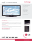 Page 1
www.LGusa.com
FULL HD RESOLUTION
Displays HDTV programs in full 1920 x 1080p resolution for a more detailed picture.
LG’S Exc LUSIvE x D E NGINE
™
Six  distinct  processes  contribute  to  picture  improvement.  LG’s  XD  Engine™  takes  the  low 
resolution of analog signals to near HD levels by improving brightness, contrast, detail and 
enhancing color as well as reducing signal noise. This total solution results in cinema-like high 
resolution images.
ADvAN cED c ONNE cTI vITY
Includes inputs for...