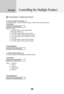 Page 43Controlling the Multiple ProductRS-232C
A11
Transmission / Receiving Protocol
16. Abnomal state (Command : z)
Abnormal State : Used to Read the power off status when Stand-by mode. 
Transmission
[k][z][ ][Set ID][ ][Data][Cr]
Data  FF : Read
0 : Normal (Power on and signal exist)
1: No signal (Power on)
2 : Turn the monitor off by remote control
3 : Turn the monitor off by sleep time function
4 : Turn the monitor off by RS-232C function
6 : AC down
8 : Turn the monitor off by off time function
9 : Turn...