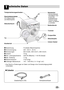 Page 415
echnische DatenT
란제리
1%RinseTe m p . 4 0
°C
31:1
5Re
s
ttidWashing
■Bezeichnung : Frontlader-Waschmaschine
■Stromversorgung  : 220 - 240 V~, 50 Hz
■Abmessungen : 600 mm(B)
640 mm(T)850 mm(H)
■Gewicht  : 70 kg
■Max. Leistungsaufnahme  : 2200 W (Wäsche) / 1100 W (Dampf)
■Max. Zuladung : 11 kg
■Wasserverbrauch : 77 (7 /kg)
■Zulässiger Wasserdruck : 100 ~ 1000 kPa (1.0~10 kgf / cm
2)
Das Recht zu Änderungen an Daten und Design ohne Vorankündigung bleibt
vorbehalten.
Zubehör
Zulaufschlauch...