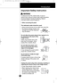 Page 4
35
Introduction
Important Safety Instruction
To reduce the risk of fire, electric shock, or injury to
persons when using your product, basic safety precautions
should be followed, including the following. Read all
instructions before using this appliance.
The dedicated outlet should be used.
• Using several devices at one outlet may cause fire.
• The electric leakage breaker may
damage food and the dispenser
may be leaked.
1. When connecting the power
 WARNING

Do not allow the power plug to face upward...