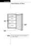 Page 6NOTEThis is a basic model. The shape of refrigerator is
subject to change.
7
Identification of Parts
 