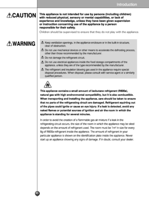 Page 10Children should be supervised to ensure that they do not play with the a\
ppliance.
 