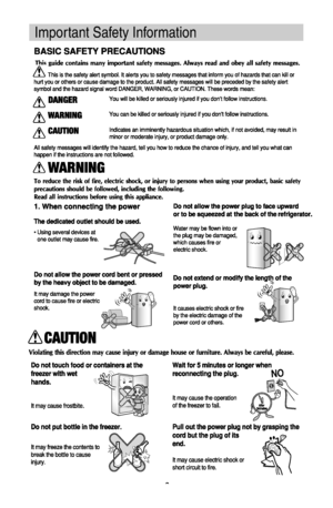 Page 43
Important Safety Information
 