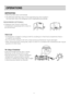 Page 13
13
OPERATIONS
DEFROSTINGDefrosting takes place automatically. 
The defrosted water flows down to the evaporating tray which located in
the lower back side of the refrigerator and is evaporated automatically.\
DEODORIZER (OPTIONAL) 
●
How to use
Re-Using of Deodorizer
• As Deodorizer is located in cooling air inlet for circulating air in fre\
sh food compartment, there is no need for any handling.
• Do not prick the cooling air inlet with a sharp tip because Deodorizer m\
ay be damaged.
• When storing...