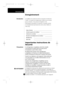 Page 17
Introduction
18

Le modèle et le numéro de série se trouvent à l’arrièr\
e de
l’unité. Ce numéro est unique pour l’unité et ne se trouv\
e
pas sur d’autres. Vous pouvez enregistrer ici les
informations nécessaires et conserver ce manuel comme
un enregistrement permanent de votre achat. Mettez ici
votre reçu.Date d’achat  :
Acheté auprès du vendeur  :
Adresse du vendeur  :
Numéro de téléphone du vendeur  :
Modèle No.  :
Série No.  :
Importantes Instructions de
Sécurité
Ce réfrigérateur-congélateur doit...