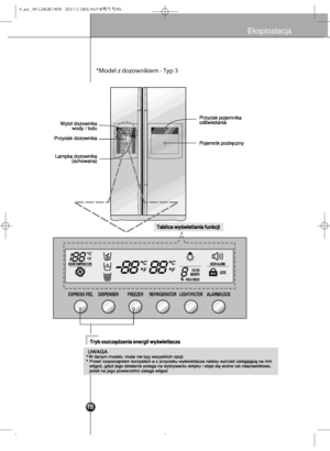 Page 19Eksploatacja
*Model z dozownikiem - Typ 3 
13
Fownloadedçfromç˚ridge–ManualIcomçManuals 