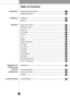 Page 33
Important Safety Instruction
Identification of Parts
Installation
Starting
Temperature Control
OPTI-Zone (Chill)
Express Frz.
Eco Friendly
Self Test
Lock
On/Off
Fridge Compartment
Vita Light
Door Alarm
Ice Making
Defrosting
Water Dispenser
Bottle Rack
Removable Glass Shelf
Freezer Compartment
Storing Food
General Information
To Reverse the Doors
Cleaning
Trouble ShootingIntroduction
Installation
Operation
Suggestion On 
Food storage
Care and
Maintenance
Trouble Shooting
Table of Contents
4
10
12
12
13...