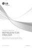 Page 1OWNER’S MANUAL
REFRIGERATOR-
FREEZER
Please read this owner's manual thoroughly before
operating and keep it handy for reference at all times.
P/No. : MFL37893504www.lg.com
  