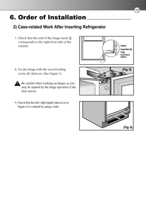 Page 4412
7. Check that the end of the hinge stand 