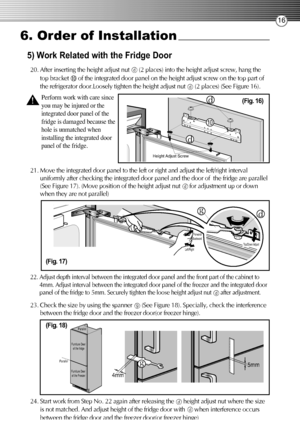 Page 5016
20. After inserting the height adjust nut (2 places) into the height adjust screw, hang the
top bracket 