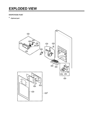 Page 127DISPENSER PART
*: Optional part
EXPLODED VIEW
- 127 -
278A
278F
405A
275A276A
281B
280A501A
276B
278B
278C280B
276B
402D
290A
278J278H
278G
281A
207B
207A
*
 