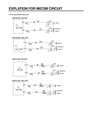 Page 353. Door opening sensing circuit
EXPLATION FOR MICOM CIRCUIT 
- 35 -




 