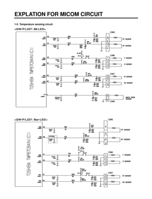 Page 371-5. Temperature sensing circuit
EXPLATION FOR MICOM CIRCUIT 
- 37 -


 