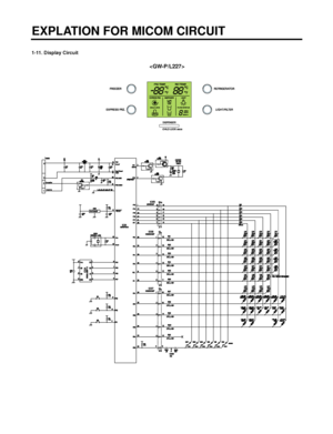 Page 501-11. Display Circuit
EXPLATION FOR MICOM CIRCUIT 
- 50 -

 