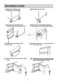 Page 10
REVERSIBLE DOOR
10

5Reverse the position of the
adjustable screw assembly 
6Assemble the lower hinge 
7 Move the cap and bracket to the
opposite side of the refrigerator door
8Move the cap to the opposite side and
assemble the center hinge perpendicularly.
9 Assemble the door stopper for the
correct side
10
Move the Cap Cover  to the opposite side 
of the freezer door
11 12
Reverse the pin position of the upper 
hingeAssemble the screw to the top table untilit is strong enough to support the freezer...