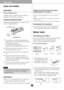 Page 28Auto Ice maker
Personal lnjury Hazard
DO NOT insert your hands in to the lcemaker in
operation. It may cause to injure you.
w w 
 
A Newly-installed refrigerator may take 12 to 24
hours to begin making ice.
OPERATION INSTUCTIONS
You can use the water in the water tank to use the
Auto ice maker function without having to
Connect the water pipe to the refrigerator.
No Plumbing Ice & Water
• Set the icemaker power switch to O(OFF) and
shut off the water supply to the refrigerator.
PREPARING FOR VACATION
1....