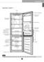 Page 15ENGLISH
Introduction
11
Lamp
Removable Glass Shlef
Vegetable
Drawer (Used to keep fruits andvegetables etc.
fresh and crisper)
Fresh 0 Zone (Optional) 
Ice Tray
Ice Bucket (Optional) 
Wire Shelf
Freezer
Compartment
Leveling Screw Handle 
Basket Door
Water Tank
(Optional) Basket Door Dairy Corner
(Optional) 
Egg Tray (Optional)
Model Name : GB5237****
Note
If you find some parts missing from your unit, they may be parts only us\
ed in other models.
15
 