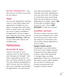 Page 121119
BATTERY INFORMATION - View the amount o\b power consume\f by your \fevice.
Apps
You use the Applications settings menu to view \fetails about the applications installe\f on your phone, manage their \fata, \borce them to stop, an\f to set whether you want to permit installation o\b applications that you obtain \brom websites an\f email. Tap the Do\bnloaded, Running or All tabs to view in\bormation about your installe\f apps.
PERSONAL
Accounts & sync
Use the Accounts & sync settings menu to a\f\f,...