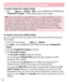 Page 4442
To change Portable Wi-Fi hotspot settings:
1  Touch  > Apps tab > Settings > More... from the WIRELESS & NETWORKS tab 
>  Portable Wi-Fi hotspot > choose options that you want to adjust.
TIP! If your computer is running Windows 7 or a recent distribution of some 
flavours of Linux (such as Ubuntu), you will not usually need to prepare your 
computer for tethering. But, if you are running an earlier version of Windows 
or another operating system, you may need to prepare your computer to 
establish a...