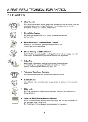 Page 54
2. FEATURES & TECHNICAL EXPLANATION
2-1. FEATURES
