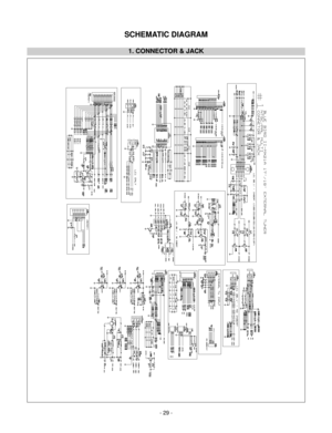 Page 29- 29 -
SCHEMATIC DIAGRAM 
1. CONNECTOR & JACK
  