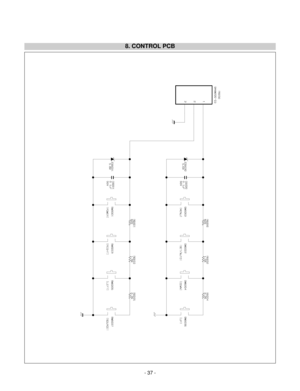 Page 37- 37 -
8. CONTROL PCB 